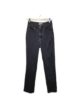 Warp + Weft Aspen Pitken Black High Rise Straight Leg Jeans- Women's Size 27